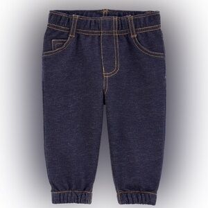 Baby jeans Kids Navy Blue Denim Pants! Like new . 3m